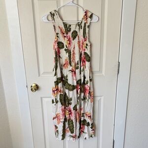 Hawai’i Floral Sleeveless Dress (OS)
